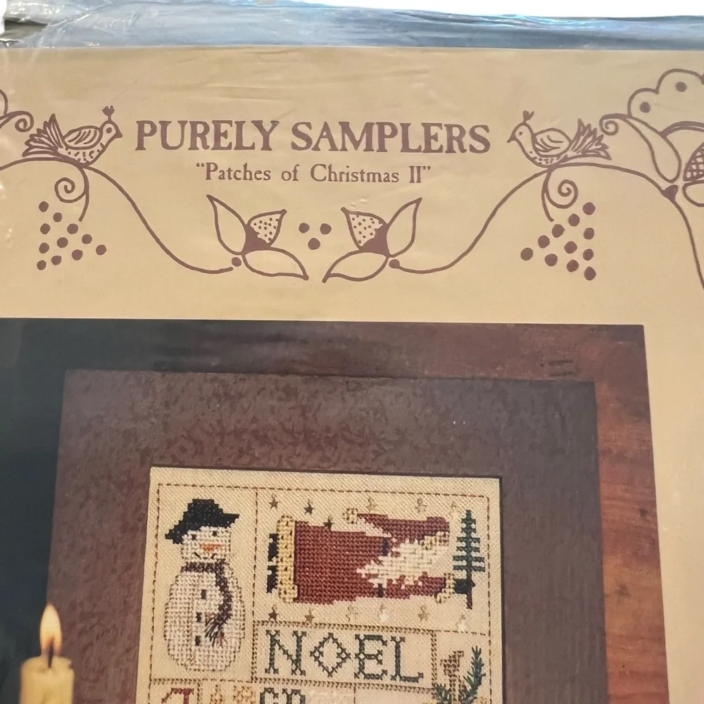 Homespun Elegance Patches of‎ Christmas II Purely Samplers Cross Stitch Pattern